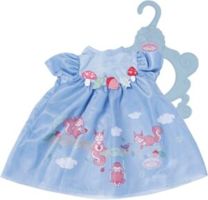 Baby Annabell Puppenkleidung »Kleid blau Eichhörnchen