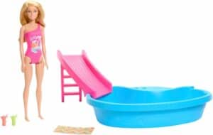 Barbie Anziehpuppe »mit Pool«