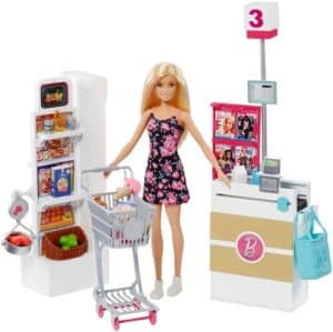 Barbie Anziehpuppe »Supermarkt und Puppe«