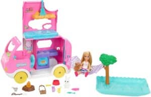 Barbie Puppen Fahrzeug »Chelsea 2-in-1 Camper Spielset mit Puppe«