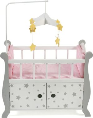 CHIC2000 Puppenbett »Stars Grau«