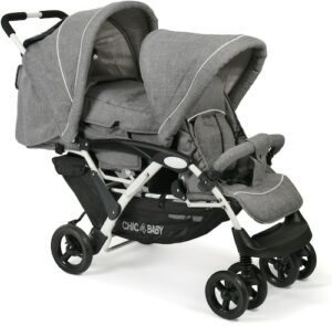 CHIC4BABY Geschwisterwagen »Duo