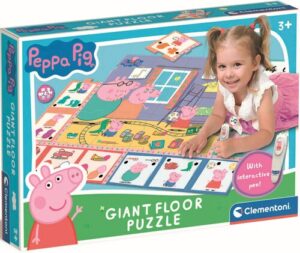 Clementoni® Puzzle »Quiz-Bodenpuzzle Peppa Pig«