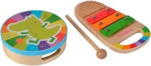 Eichhorn Spielzeug-Musikinstrument »Musik Set Trommel und Xylo«