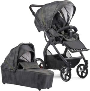 Gesslein Kombi-Kinderwagen »FX4 Soft+ mit Aufsatz Classic schwarz/schwarz