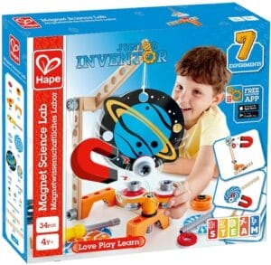 Hape Konstruktions-Spielset »Junior Inventor Magnetwissenschaftliches Labor«