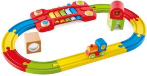 Hape Spielzeug-Eisenbahn »Eisenbahn der Sinne-Set«