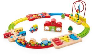 Hape Spielzeug-Eisenbahn »Regenbogen-Puzzle Eisenbahnset«