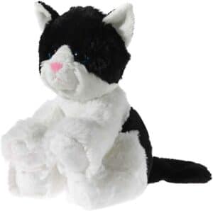 Heunec® Kuscheltier »Glitter Kitty Katzenbaby Schwarz-Weiß