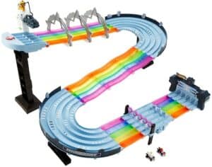 Hot Wheels Autorennbahn »Mario Kart Regenbogen Rennstrecke«