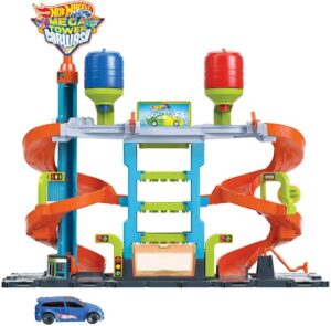 Hot Wheels Spiel-Parkgarage »City Mega Farbwechsel Auto-Waschanlage«