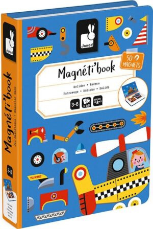 Janod Lernspielzeug »Magnetbuch - Fahrzeuge«