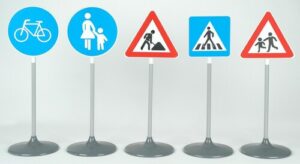 Klein Spiel-Verkehrszeichen »Verkehrsschilder-Set B