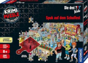 Kosmos Puzzle »Krimipuzzle Die drei ??? Kids 200 Teile / Spuk auf dem Schulfest«