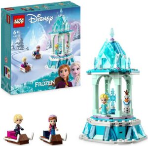LEGO® Konstruktionsspielsteine »Annas und Elsas magisches Karussell (43218)