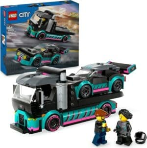 LEGO® Konstruktionsspielsteine »Autotransporter mit Rennwagen (60406)