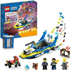 LEGO® Konstruktionsspielsteine »Detektivmissionen der Wasserpolizei (60355)