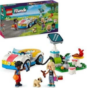 LEGO® Konstruktionsspielsteine »E-Auto mit Ladestation (42609)