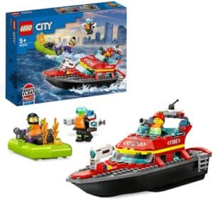 LEGO® Konstruktionsspielsteine »Feuerwehrboot (60373)