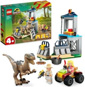 LEGO® Konstruktionsspielsteine »Flucht des Velociraptors (76957)