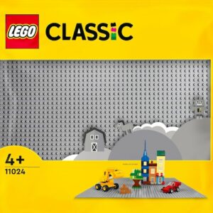 LEGO® Konstruktionsspielsteine »Graue Bauplatte (11024)