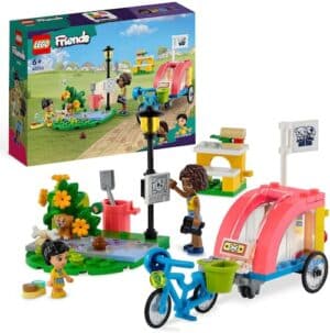 LEGO® Konstruktionsspielsteine »Hunderettungsfahrrad (41738)