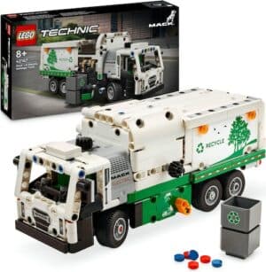 LEGO® Konstruktionsspielsteine »Mack® LR Electric Müllwagen (42167)
