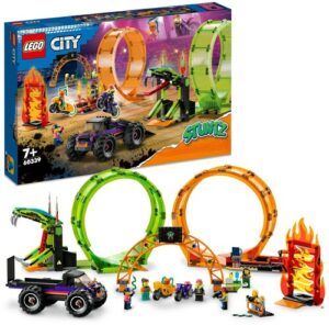 LEGO® Konstruktionsspielsteine »Stuntshow-Doppellooping (60339)