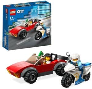 LEGO® Konstruktionsspielsteine »Verfolgungsjagd mit dem Polizeimotorrad (60392)