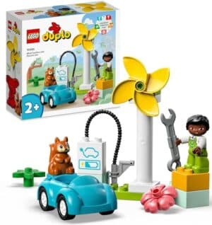 LEGO® Konstruktionsspielsteine »Windrad und Elektroauto (10985)