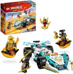 LEGO® Konstruktionsspielsteine »Zanes Drachenpower-Spinjitzu-Rennwagen (71791)