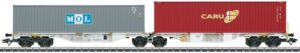 Märklin Güterwagen »Doppel-Containertragwagen Bauart Sggrss 80 - 47811«