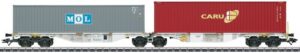 Märklin Güterwagen »Doppel-Containertragwagen Bauart Sggrss 80 - 47811«