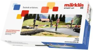 Märklin Modelleisenbahn-Übergang »Märklin Start up - Vollautomatischer einteiliger Bahnübergang - 74924«