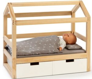 MUSTERKIND® Puppenbett »Puppen-Hausbett Viola