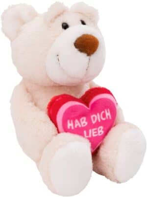 Nici Kuscheltier »Bär HAB DICH LIEB creme