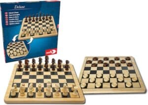 Noris Spiel »Deluxe Holz - Schach & Dame«