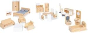 Pinolino® Puppenhausmöbel »Puppenhauseinrichtung aus Holz«