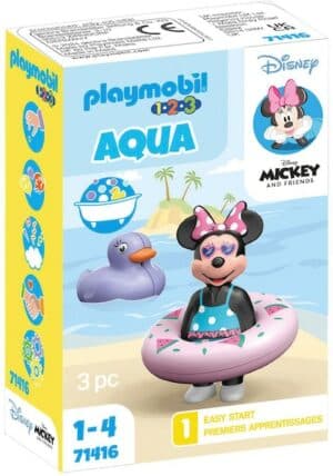 Playmobil® Konstruktions-Spielset »1.2.3 & Disney: Minnies Strandausflug (71416)«