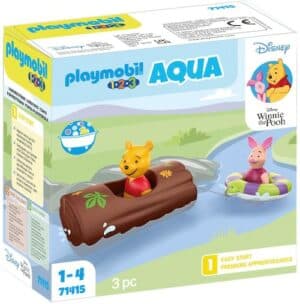 Playmobil® Konstruktions-Spielset »1.2.3 & Disney: Winnies & Ferkels Wasserabenteuer (71415)«