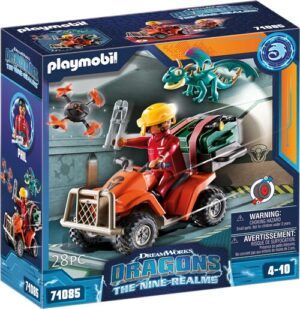 Playmobil® Konstruktions-Spielset »Dragons: The Nine Realms - Icaris Quad & Phil (71085)«
