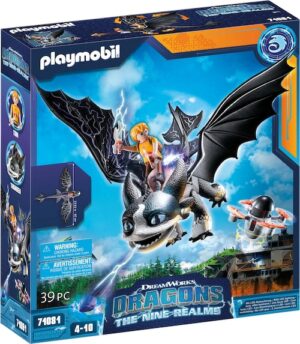 Playmobil® Konstruktions-Spielset »Dragons: The Nine Realms - Thunder & Tom (71081)«