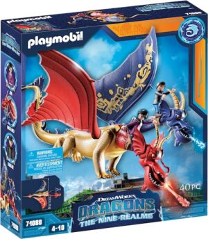 Playmobil® Konstruktions-Spielset »Dragons: The Nine Realms - Wu & Wei mit Jun (71080)«