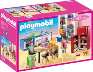 Playmobil® Konstruktions-Spielset »Familienküche (70206)