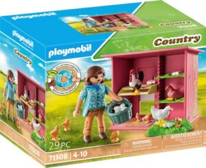Playmobil® Konstruktions-Spielset »Hühner mit Küken (71308)