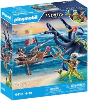 Playmobil® Konstruktions-Spielset »Kampf gegen den Riesenoktopus (71419)