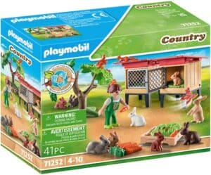 Playmobil® Konstruktions-Spielset »Kaninchenstall (71252)