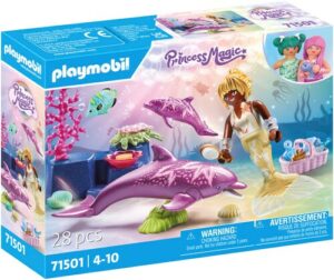 Playmobil® Konstruktions-Spielset »Meerjungfrau mit Delfinen (71501)