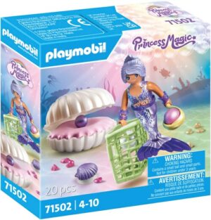 Playmobil® Konstruktions-Spielset »Meerjungfrau mit Perlmuschel (71502)