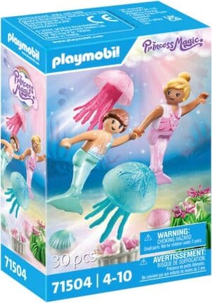 Playmobil® Konstruktions-Spielset »Meerkinder mit Quallen (71504)